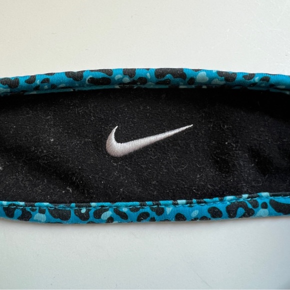 Nike Leopard Print Blue Sport Headband MUST BUNDLE - Picture 2 of 4